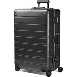 Redolz Pro Aluminium 4 Rollen Trolley L 77 cm, Koffer, Schwarz