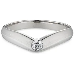 Silberring BRUNO BANANI "Schmuck Geschenk" Gr. 54, silberfarben, kristallweiß, Fingerringe, Damen, 54, Silber 925 (Sterlingsilber), 2,8mm, Silberring, mit Zirkonia (synth.)