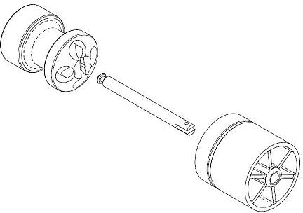 Piston de commande Grünbeck complet pour type 2850 121635e type 2850