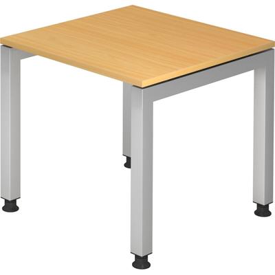 Hammerbacher Schreibtisch 80x80cm Buche
