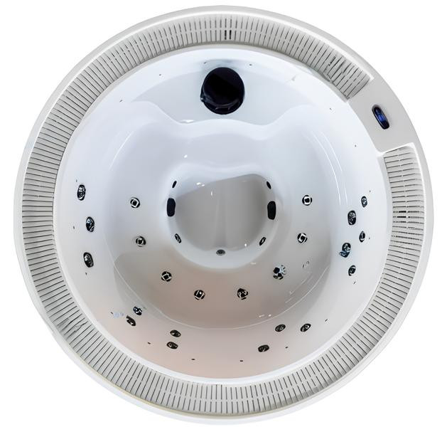 Whirlpool Hydromassagebad Whirlpool met massagefunctie 180 x 180 cm