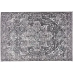 Tom Tailor Teppich Funky Orient Tabriz grey 290 x 400 cm