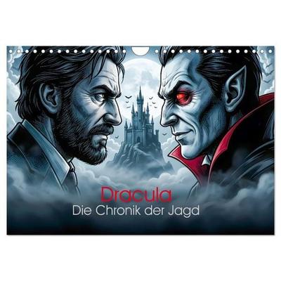 Dracula - Die Chronik der Jagd (Wandkalender 2027 DIN A4 quer), CALVENDO Monatskalender