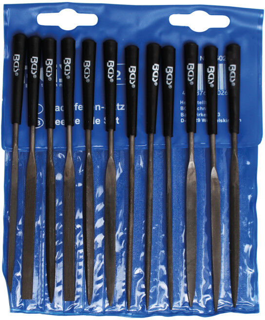 Jeu de limes queue de rat 12 pièces BGS ; BGS technic (50200)
