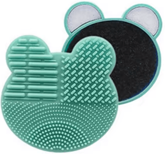 Inspire Picks Silicone Makeup Brush Cleaner Bowl Foldable Brush Washing & Scrubbing Tool a