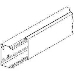Niedax, Kabelschutz + Kabelführung, NIE LLK60.100E3 Leitungsschutzkanal mit Deckel 60x100x2000mm Edelstahl (Kabelkanal, 200 cm)