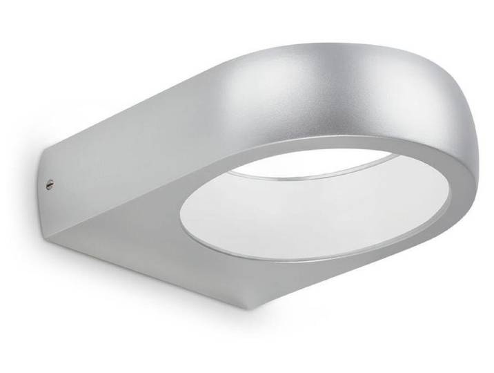 Telefunken PUKA LED Aussenwandleuchte IP44 7,5W Silberfarbig IP44 Neutralweiss
