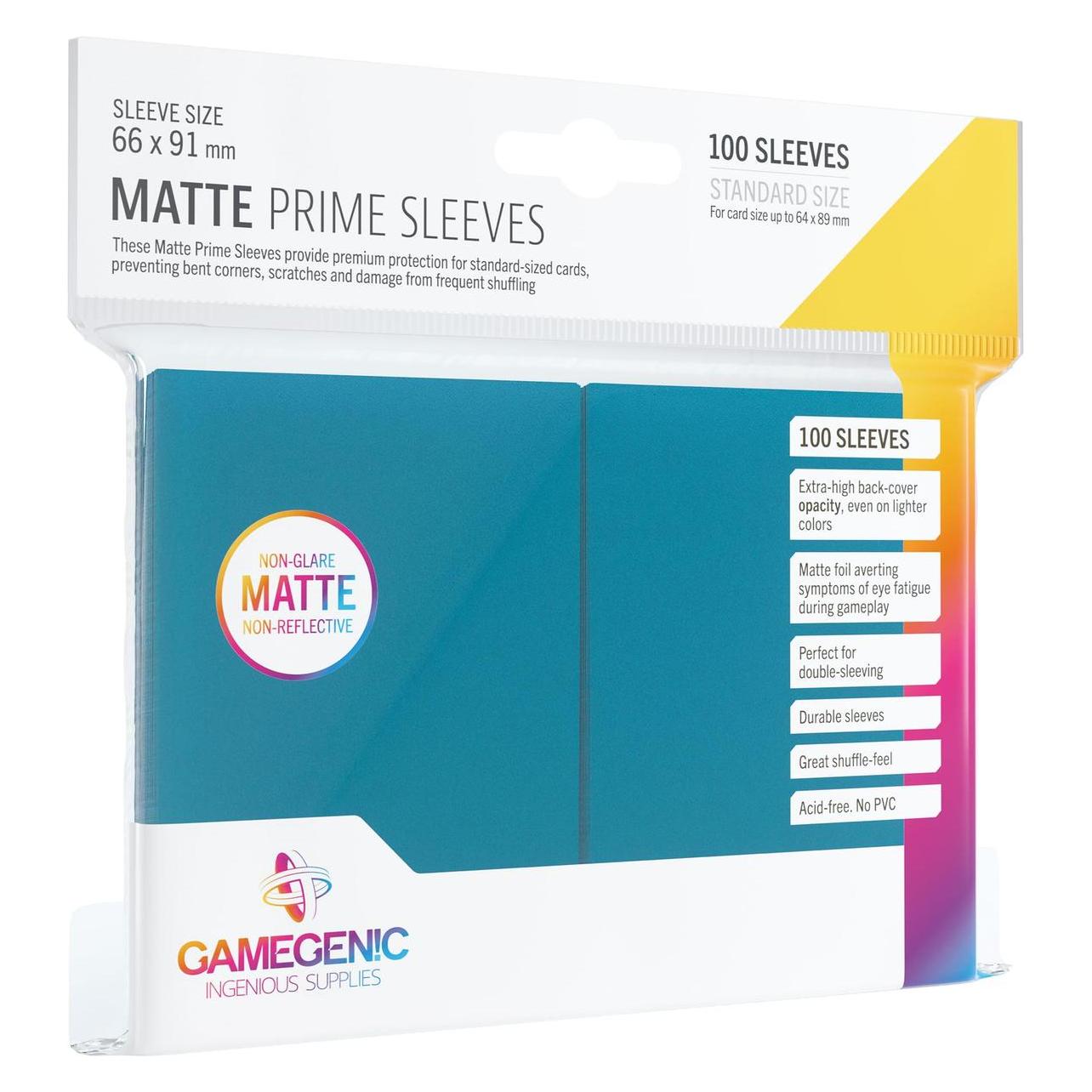 Gamegenic GGS10028 - Matte Prime Hüllen, blau (100 Hüllen) (02399)