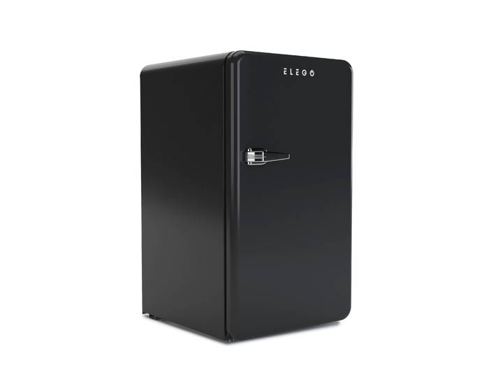 Kühlschrank mit Gefrierfach Retro 90L schwarz