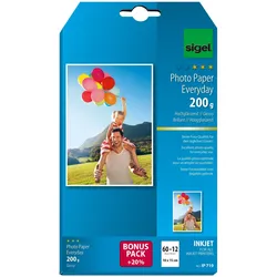 SIGEL Fotopapier Inkjet Everyday 10,0 x 15,0 cm hochglänzend 200 g/m2