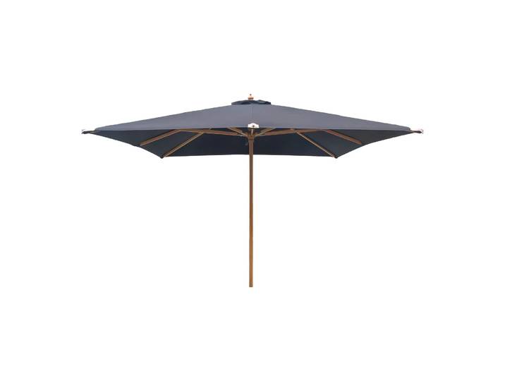 Sonnenschirm Toscana 300x300 mit Holzgestell - Schwarz - Luxusbetten24