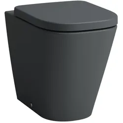 Laufen Meda Stand-WC H8231117580001 36x54cm, spülrandlos, graphit matt