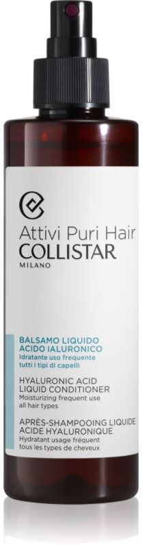 Collistar Hair Hyaluronic Acid Liquid Conditioner Moisturizer après-shampoing à l'acide hyaluronique 200 ml