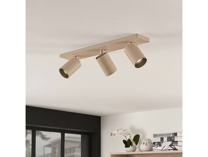 Brinja 3 Plafonnier Iced Coffee - Arcchio - Couloir - Moderne - Aluminium - Multi-ampoules