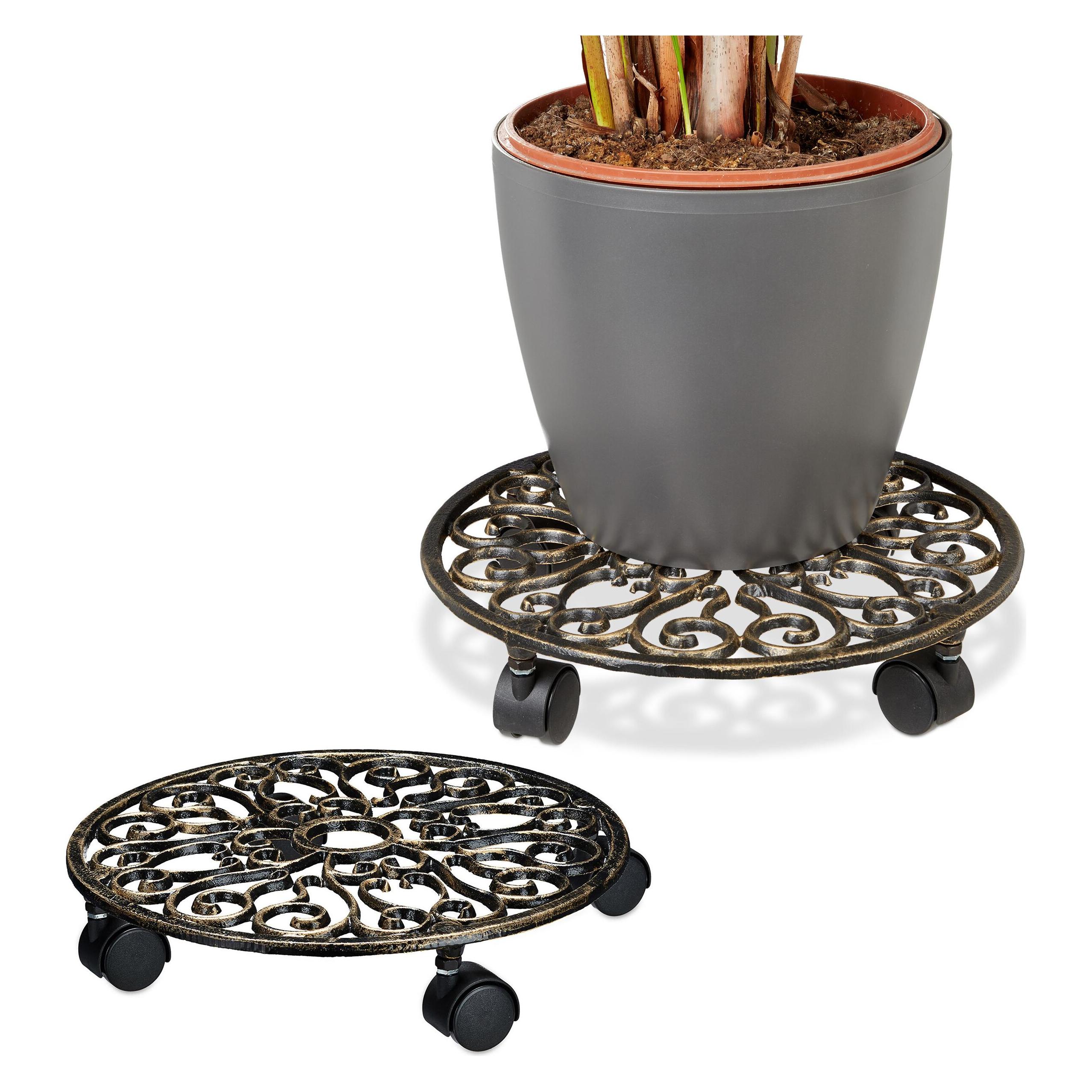 Relaxdays 2x Pflanzenroller (4052025867478)