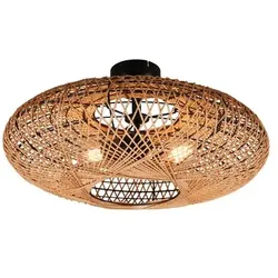 Trio Deckenleuchte Hedda Sisal
