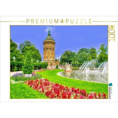 CALVENDO Puzzle Wasserturm | 1000 Teile Lege-Größe 64x48cm Foto-Puzzle für glückliche Stunden