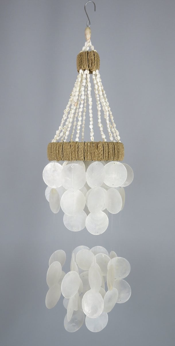 Schelpenhanger Capiz Kobel 60cm voor een bohemian interieur