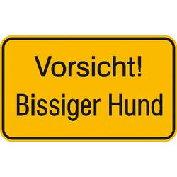 SafetyMarking 11.5599 Hinweisschild Bissiger Hund Aluminium (B x H) 250 mm x 150 mm 1 St.