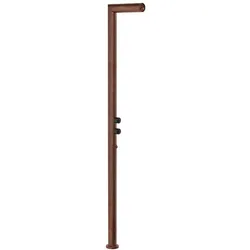 Gessi Outdoor Fertigmontageset G01 rund, für Außendusche, 2-Weg, 63203856, Farbe: Corten