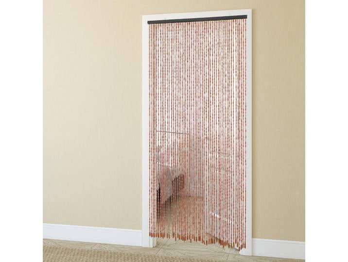 Rideau de perles en bambou, 200x90cm, rideau décoratif en ficelle, rideau de porte pour fenêtre, rideau en bambou pour chambre