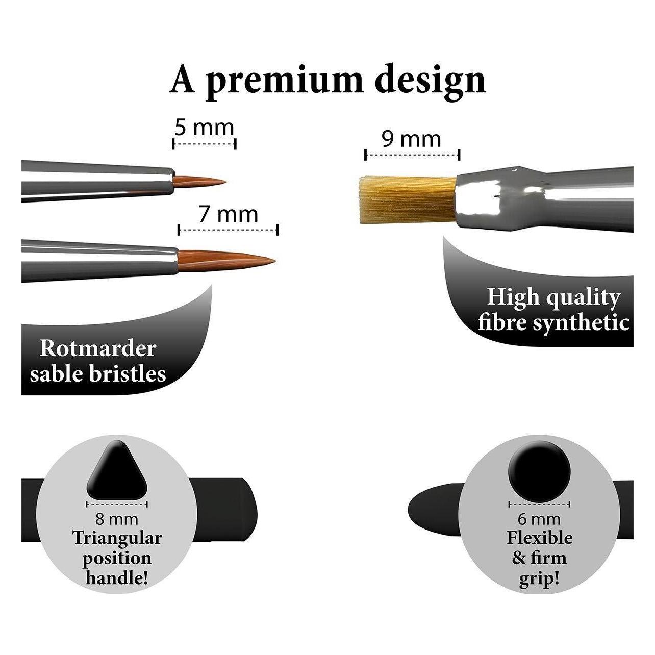 The Army Painter Gamemaster: Character Brush Set (GM1006P)