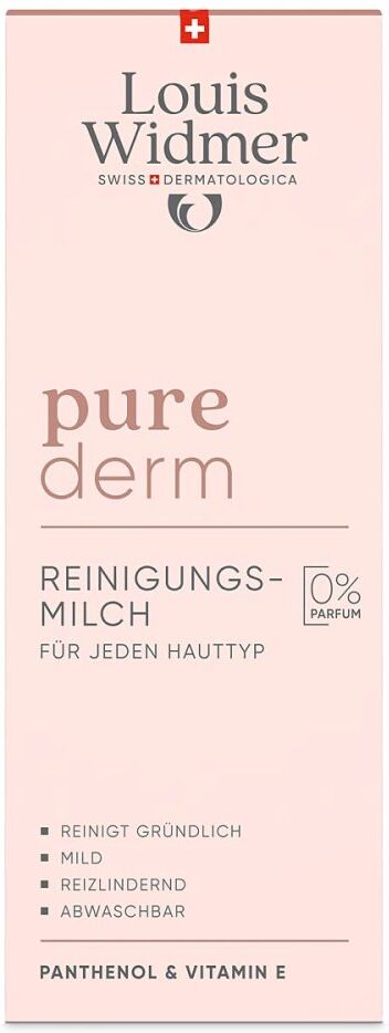 Louis Widmer purederm Reinigungsmilch unparfümiert