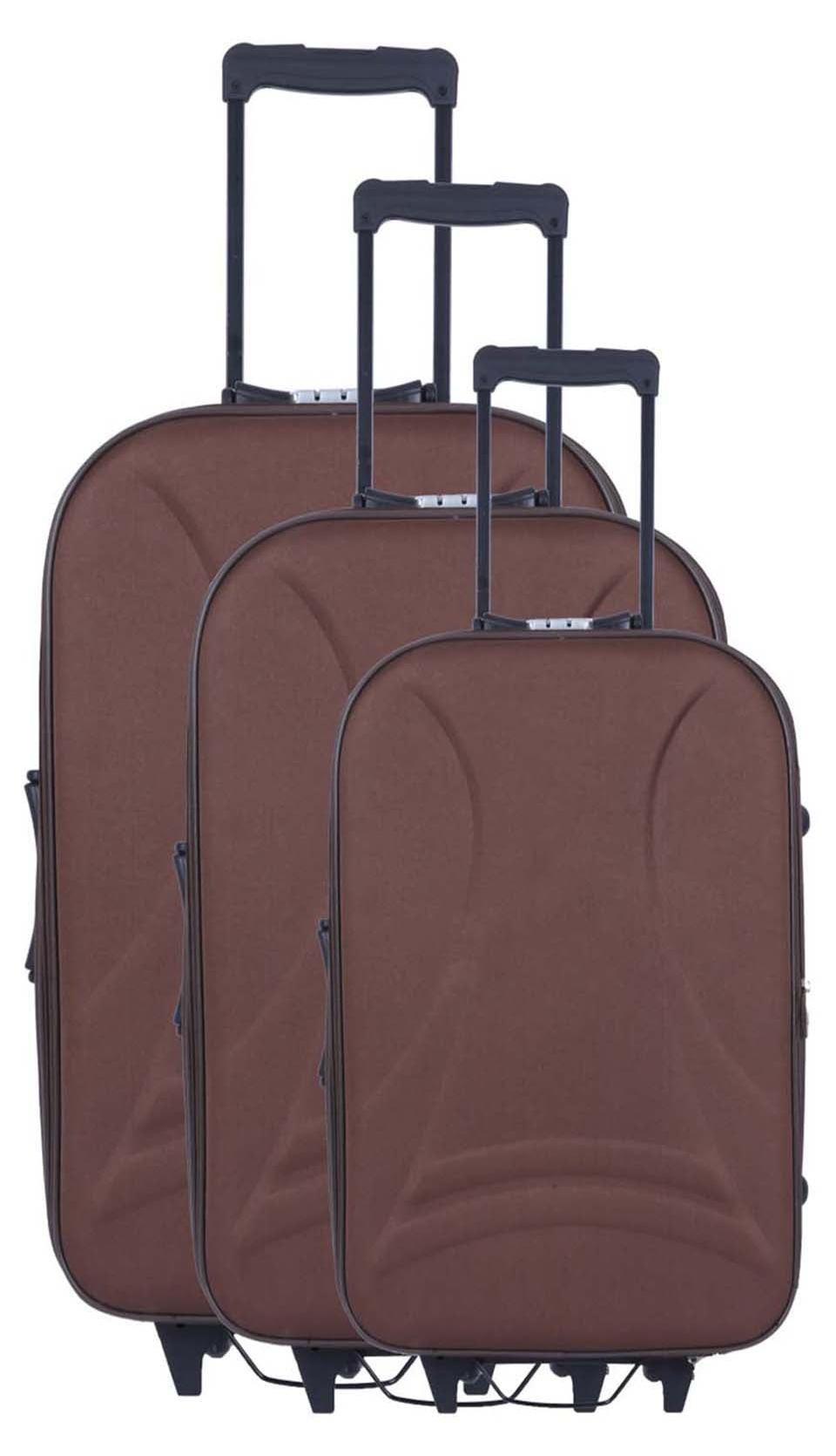BLUESTAR - 3er-Set DACCA-Koffer, 77 cm, 2 Rollen