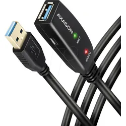 AXG ADR-310 - Aktives USB 5 Gb/s-Kabel, A-Stecker > A-Buchse, 10 m