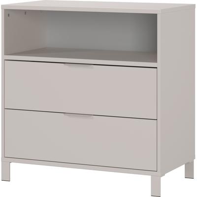 Kommode GERMANIA "GW-Alkmaar", braun (kaschmir), Sideboards, Baby, B/H/T: 89cm x 92cm x 54cm, 2 Stk., Holzwerkstoff, Kommode, mit GS-Zertifizierung, B:89cm H:92cm T:54cm