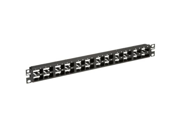 Panduit cpp48hdewbl 48-Port Flach High-Density Enhanced Labeling Patch Panel, schwarz