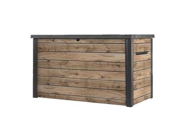 Keter Coffre de jardin Signature 870L - Aspect bois Douglas