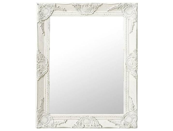 vidaXL Miroir Mural Style Baroque 50x60 cm Blanc