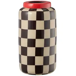 HOME STORY Vase   , mehrfarbig , Metall , Maße (cm): B: 9 H: 16