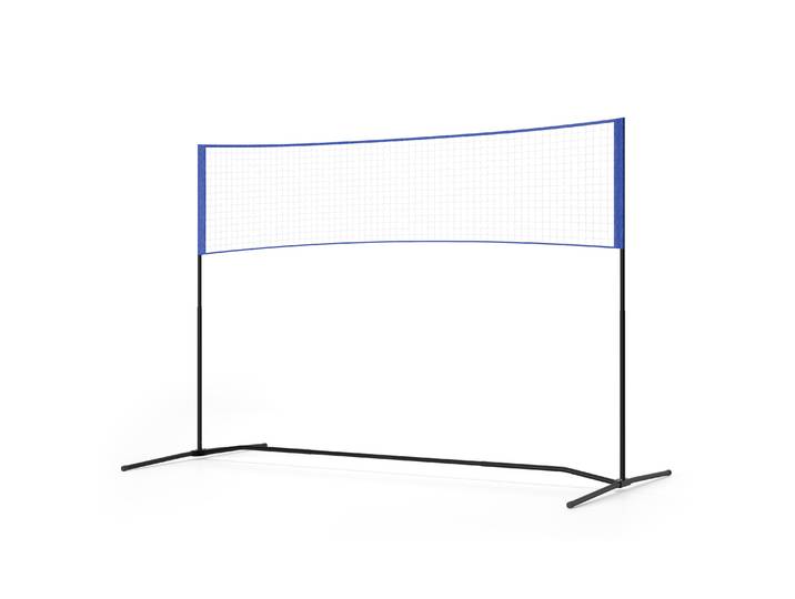Badminton Netz verstellbar 3 m blau