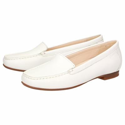 Slipper SIOUX "Zalla", Damen, Gr. 41 (UK 7), weiß, Obermaterial: 100% Kalbsleder CAL. 100% Gummi rubber., Schuhe Slipper