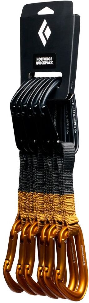 Black Diamond  - Hotforge Quickpack (Pack of 6) Amber - 12 - Dégaine