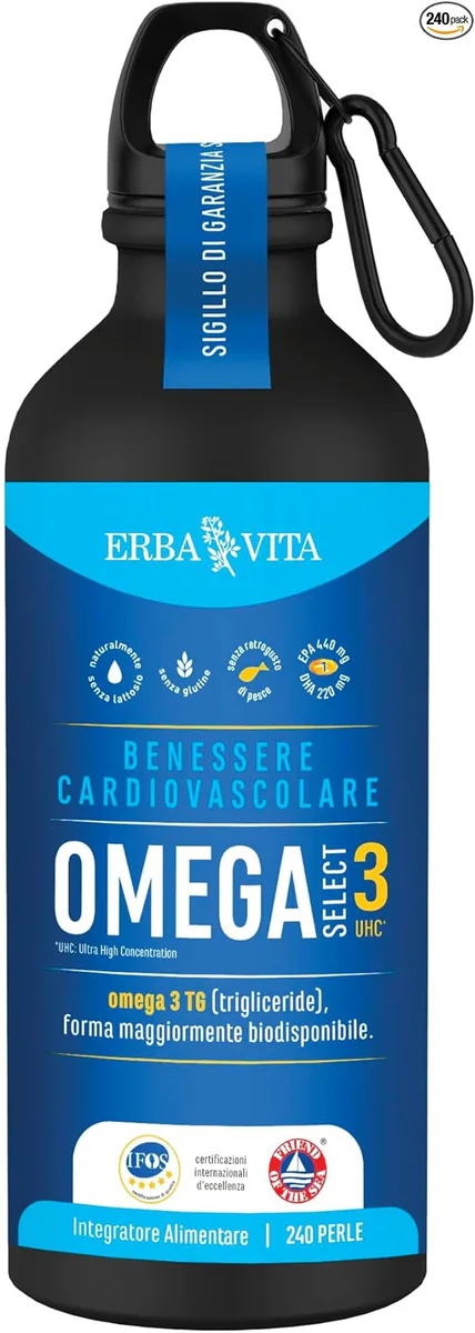 Erba Vita Omega Select 3 UHC, 240 perle