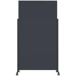 Magnetoplan Design-Moderationstafel »VarioPin« Rahmen schwarz blau