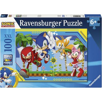 Puzzle RAVENSBURGER "Nichts kann Sonic aufhalten", bunt, Puzzles, KinderB:49cm H:36cm, Pappe, Made in Germany, B:49cm H:36cm