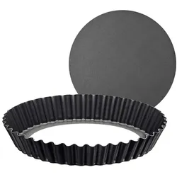 Tramontina BRASIL Quiche-/ Tarteform mit Hebeboden, Ø 24 cm, antihaftbeschichtet