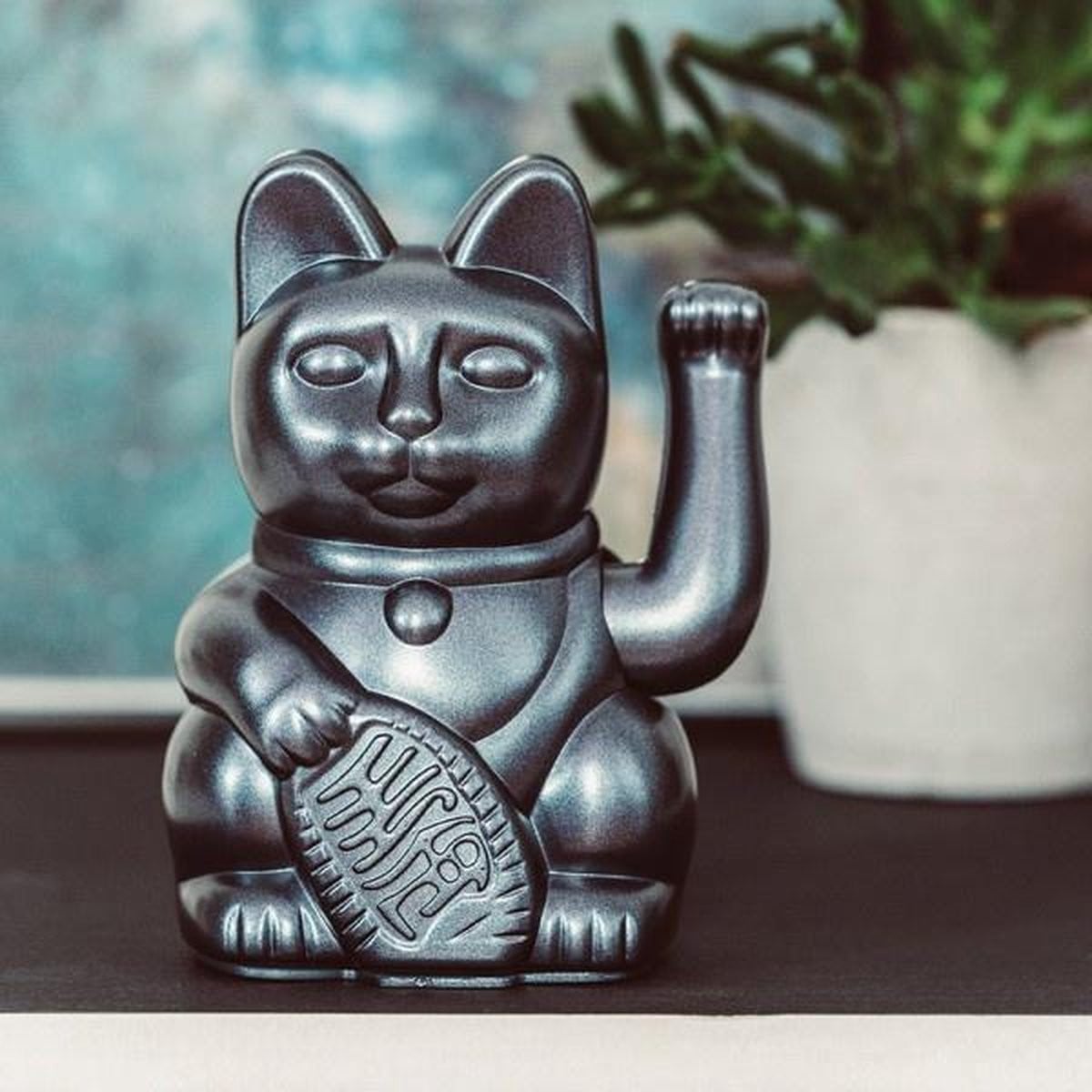 Donkey Wuivende Kat Lucky Cat Maneki-Neko Galaxy Metallic voor op tafel