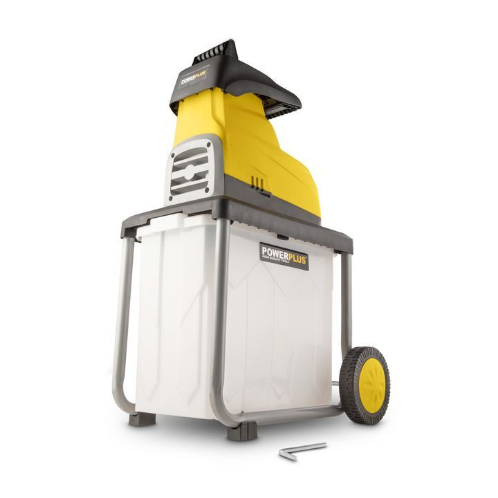 Powerplus 2800w Holzhäcksler Durchsichtig One Size / EU Plug Durchsichtig One Size