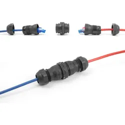 DELOCK Kabelverbinder RJ45 Bu/Bu Cat.6A IP68 wasserfest