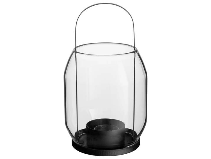 ERNST Lanterne pour bougie Ernst 22 cm Noir