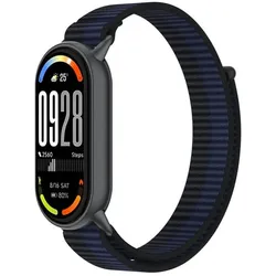 Cover-Discount Nylon Stoff Band flexibel mit Klett (Nylon), Uhrenarmband, Blau