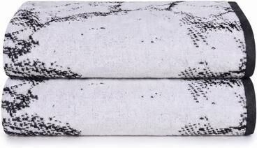 Blue Nile Mills 2-Piece Cotton Bath Sheet Set - Absorbent Spa Quality Oversized Towels