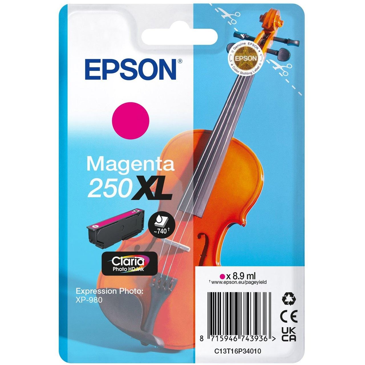 EPSON 250XL (Violine) magenta Druckerpatrone