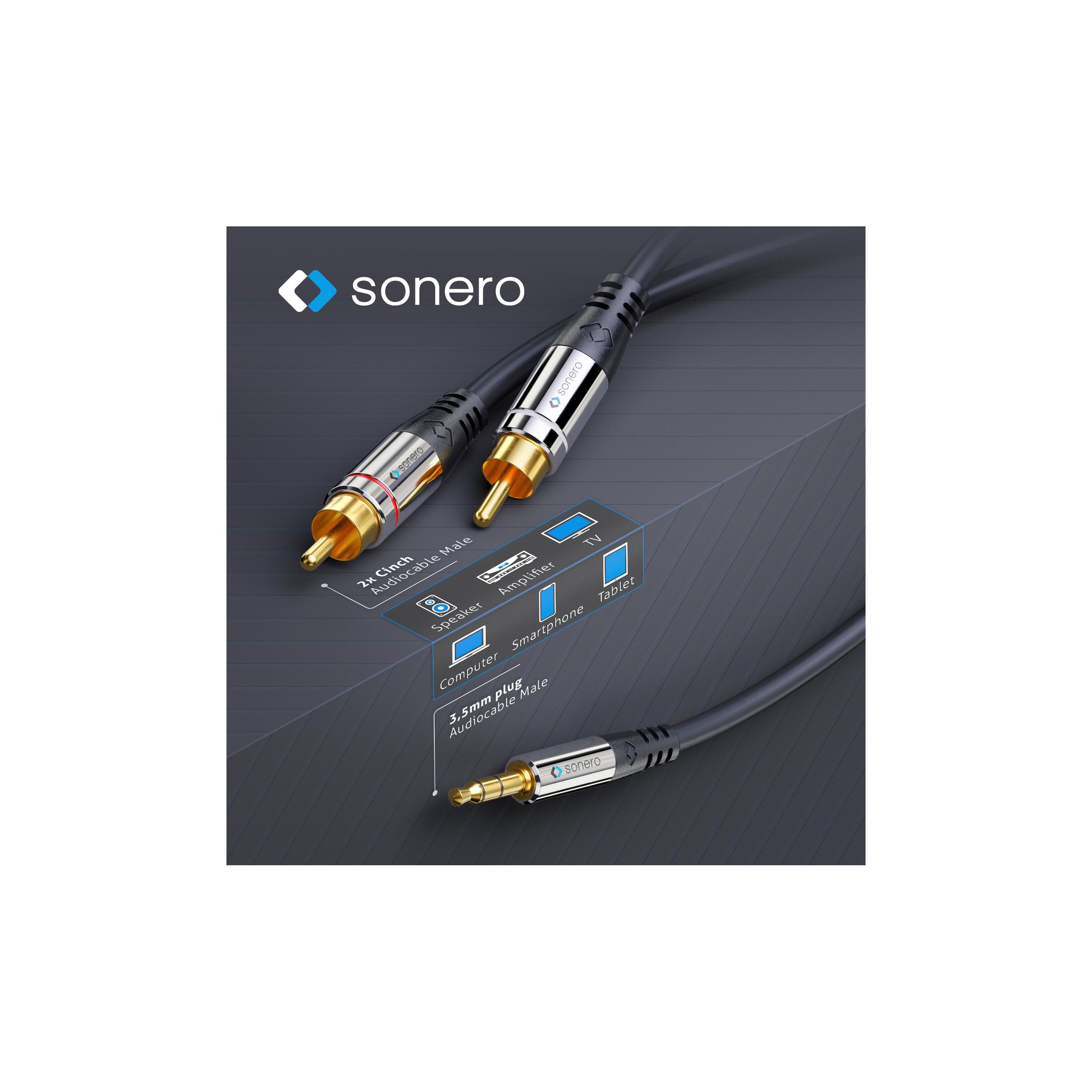 Sonero 2in1 (0.50 m, AUX Kabel, Cinch Kabel) (S-AC600-005)