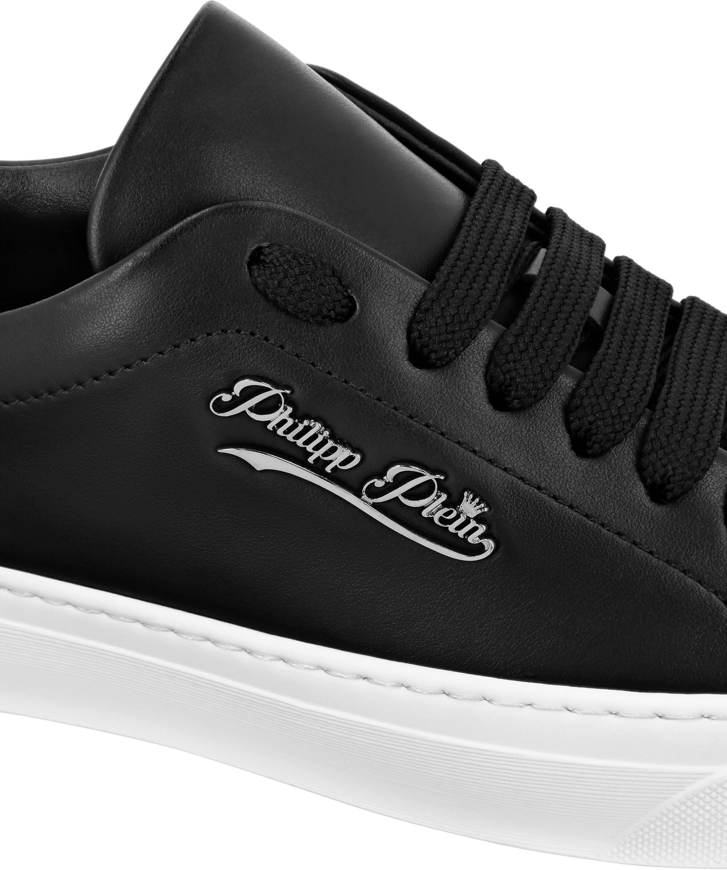 Sneaker PHILIPP PLEIN "Signature", Herren, Gr. 36, Normalschaft, 02, schwarz, Schuhe Sneaker
